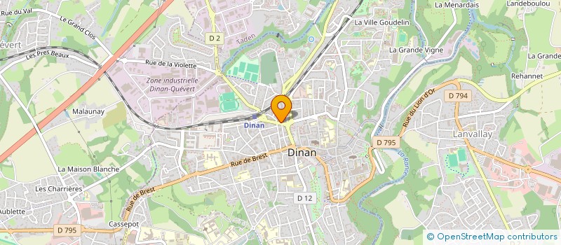 localisation de l'entreprise MADAME LAURENCE DEPAGNE à DINAN