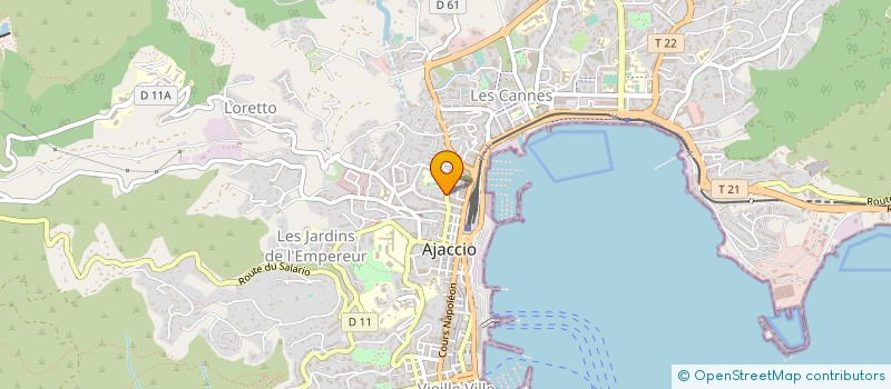 localisation de l'entreprise MADAME LAURENCE DERIU à AJACCIO