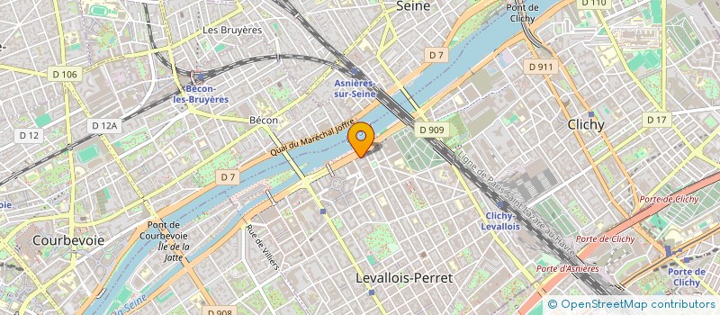 localisation de l'entreprise MADAME LAURENCE DERRIEN à LEVALLOIS-PERRET
