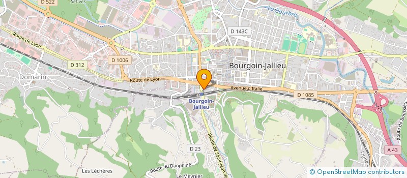 localisation de l'entreprise MADAME LAURENCE DESARMAGNAT à BOURGOIN-JALLIEU