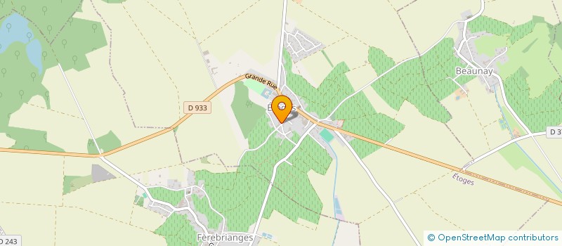 localisation de l'entreprise MADAME LAURENCE DESBEUX  ETOGES