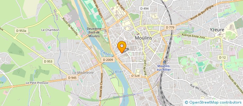localisation de l'entreprise MADAME LAURENCE DESBOIS à MOULINS