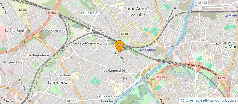 localisation de l'entreprise MADAME LAURENCE DESCHAMPS à LAMBERSART