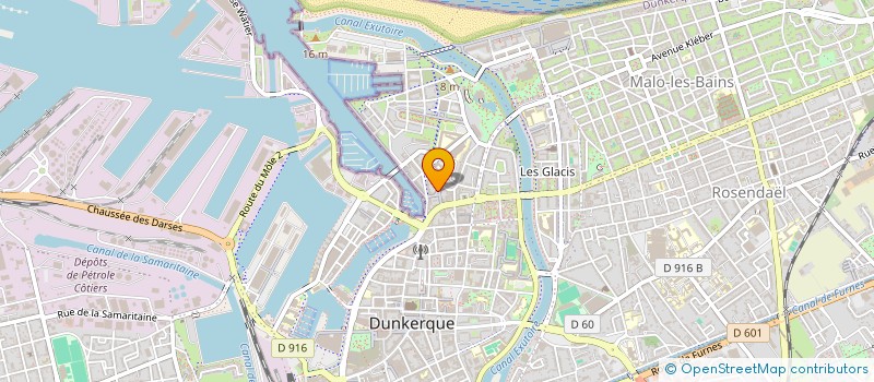 localisation de l'entreprise MADAME LAURENCE DESIRE à DUNKERQUE