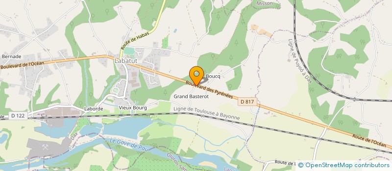 localisation de l'entreprise MADAME LAURENCE DESURMONT  LABATUT