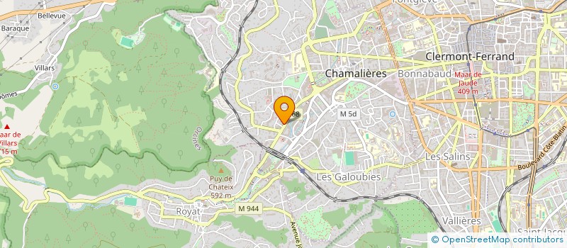 localisation de l'entreprise MADAME LAURENCE DEVESA  CHAMALIERES