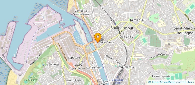 localisation de l'entreprise MADAME LAURENCE DEVIGNE  BOULOGNE-SUR-MER