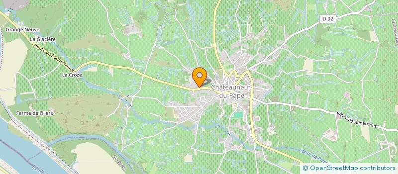 localisation de l'entreprise MADAME LAURENCE DEYDIER  CHATEAUNEUF-DU-PAPE