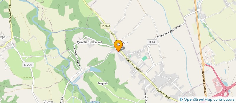 localisation de l'entreprise MADAME LAURENCE DI MEO  THEZE