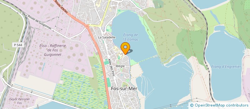 localisation de l'entreprise MADAME LAURENCE DIAZ  FOS-SUR-MER