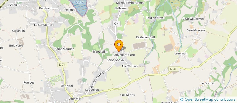 localisation de l'entreprise MADAME LAURENCE DICHAMPS  PENVENAN