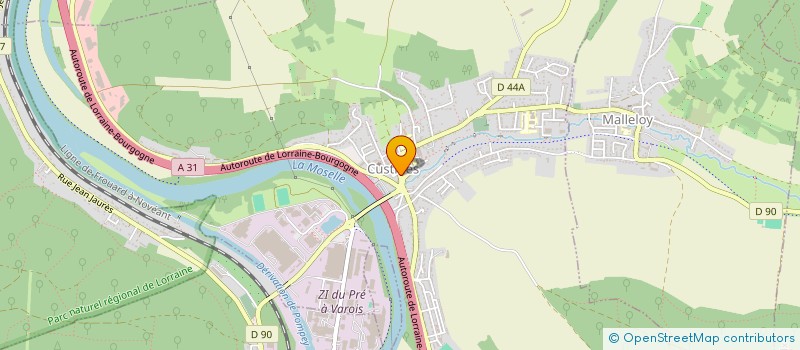 localisation de l'entreprise MADAME LAURENCE DIENER  CUSTINES