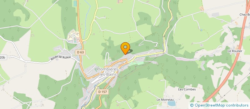 localisation de l'entreprise MADAME LAURENCE DIEUDONNE  PLOMBIERES-LES-BAINS