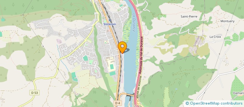 localisation de l'entreprise MADAME LAURENCE DIEUZY  SAINT-VINCENT-SUR-JABRON