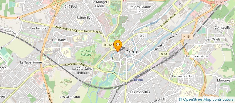 localisation de l'entreprise MADAME LAURENCE DIFILIPPO à DREUX