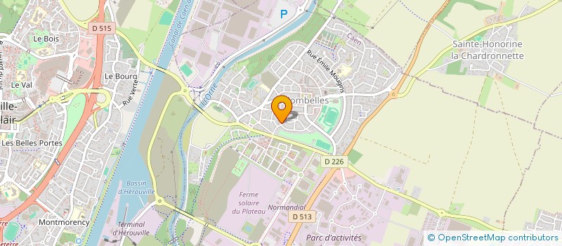 localisation de l'entreprise MADAME LAURENCE DINET  COLOMBELLES