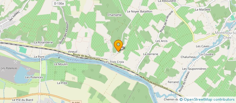 localisation de l'entreprise MADAME LAURENCE DINOCHEAU  MONTHOU-SUR-CHER