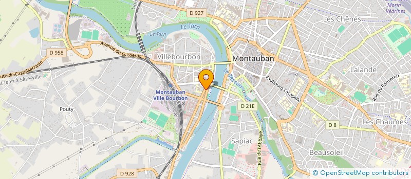 localisation de l'entreprise MADAME LAURENCE DOMPEYRE  MONTAUBAN
