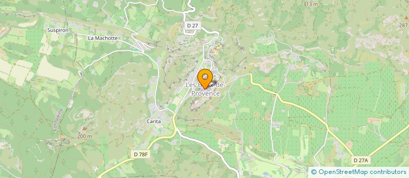 localisation de l'entreprise MADAME LAURENCE DOSSETTO  LES BAUX-DE-PROVENCE