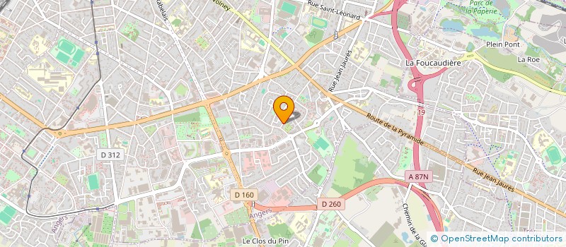 localisation de l'entreprise MADAME LAURENCE DOTTIN  ANGERS