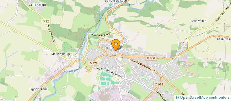 localisation de l'entreprise MADAME LAURENCE DOUETTEE à DOMFRONT-EN-POIRAIE