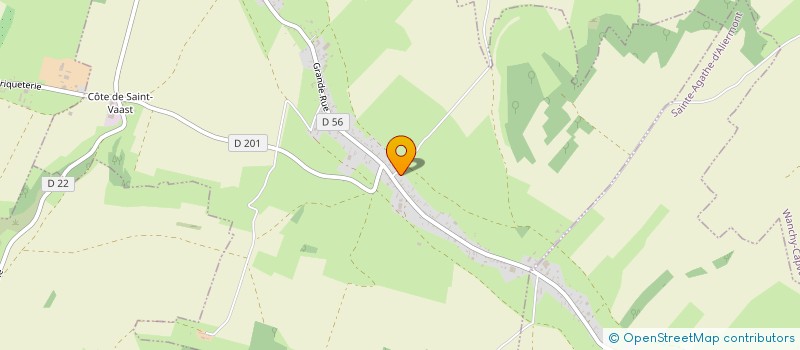 localisation de l'entreprise MADAME LAURENCE DOUVILLE  NOTRE-DAME-D'ALIERMONT