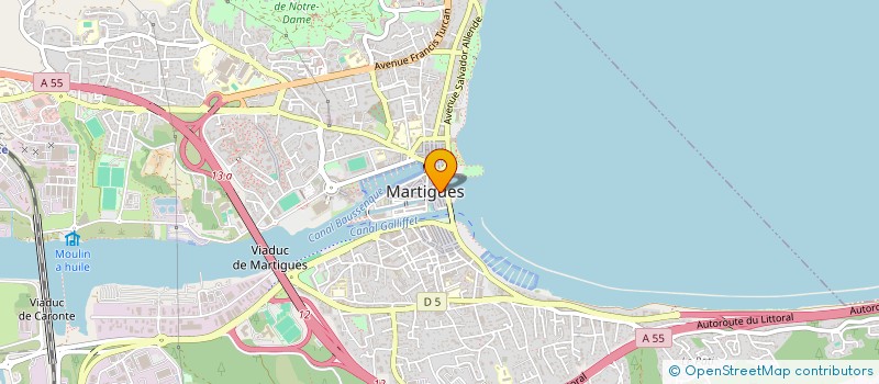 localisation de l'entreprise MADAME LAURENCE DRAILLARD  MARTIGUES