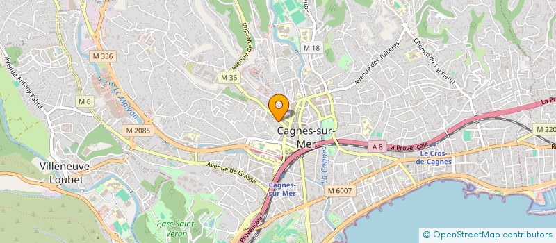 localisation de l'entreprise MADAME LAURENCE DRAY à CAGNES-SUR-MER