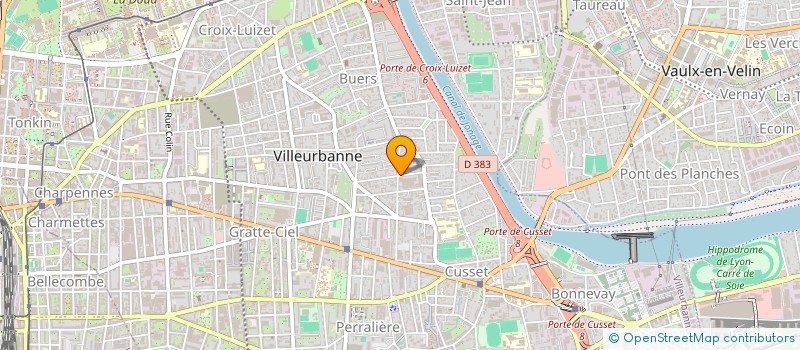 localisation de l'entreprise MADAME LAURENCE DRAY  VILLEURBANNE