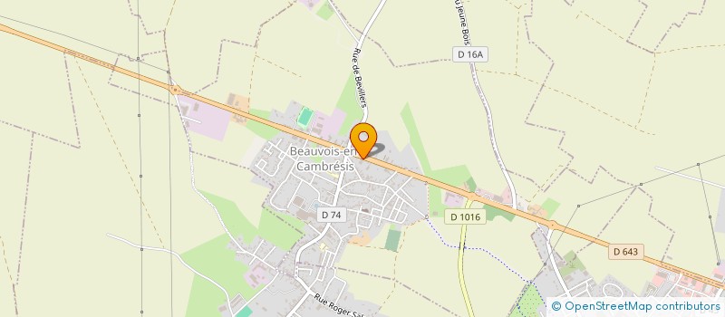 localisation de l'entreprise MADAME LAURENCE DRON  BEAUVOIS-EN-CAMBRESIS