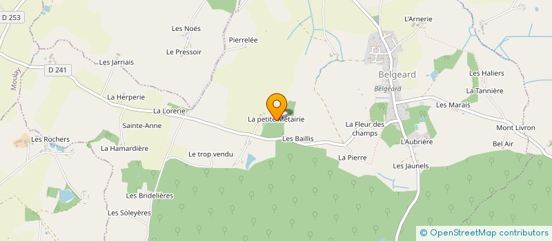 localisation de l'entreprise MADAME LAURENCE DUBOIS  BELGEARD