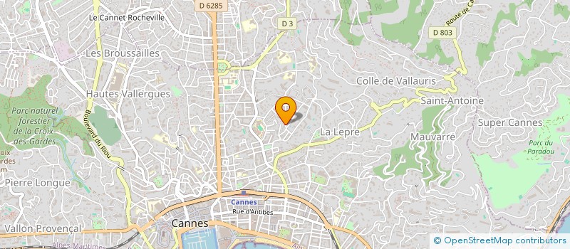 localisation de l'entreprise MADAME LAURENCE DUBOIS à CANNES