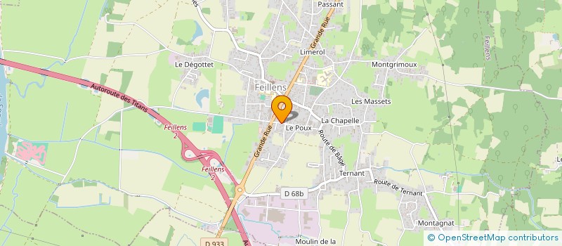 localisation de l'entreprise MADAME LAURENCE DUBY à FEILLENS