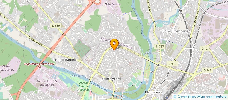 localisation de l'entreprise MADAME LAURENCE DUCAMIN à ANGOULEME