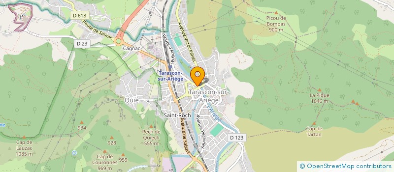 localisation de l'entreprise MADAME LAURENCE DUCLOS à TARASCON-SUR-ARIEGE