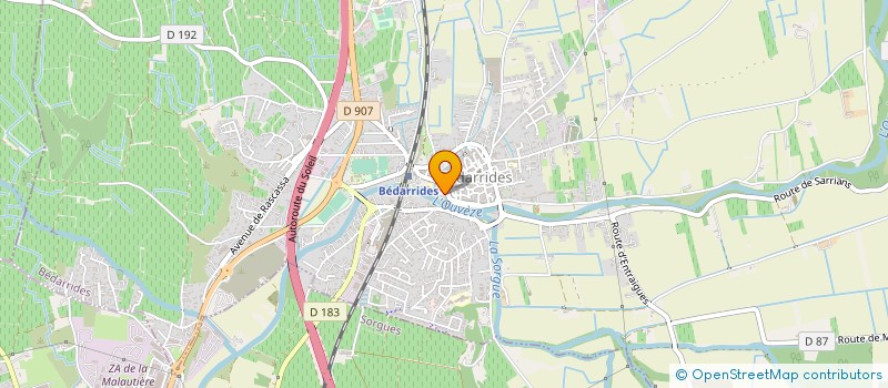 localisation de l'entreprise MADAME LAURENCE DUCRY  BEDARRIDES