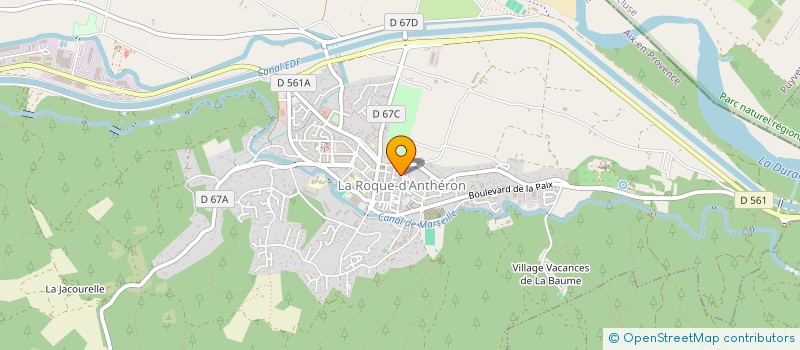 localisation de l'entreprise MADAME LAURENCE DUFOURD  LA ROQUE-D'ANTHERON