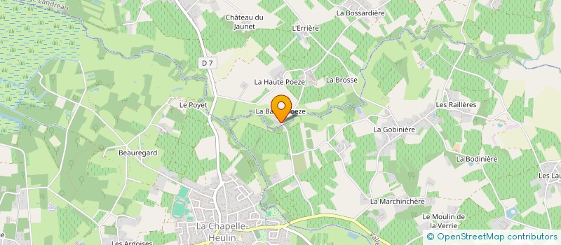 localisation de l'entreprise MADAME LAURENCE DUGAST  LE LANDREAU