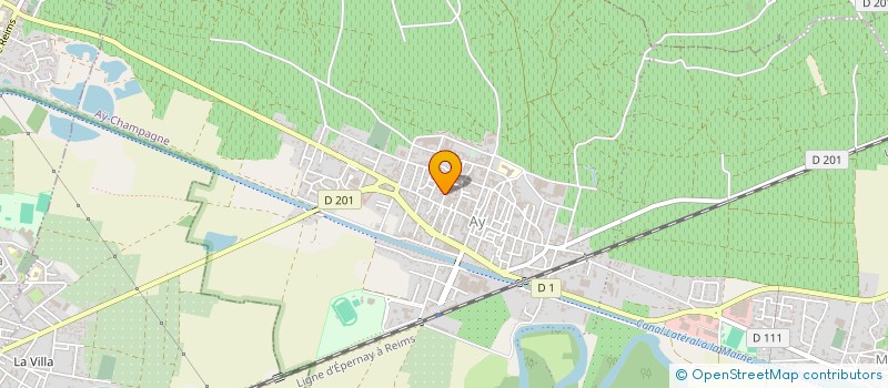 localisation de l'entreprise MADAME LAURENCE DUMANGIN  AY-CHAMPAGNE