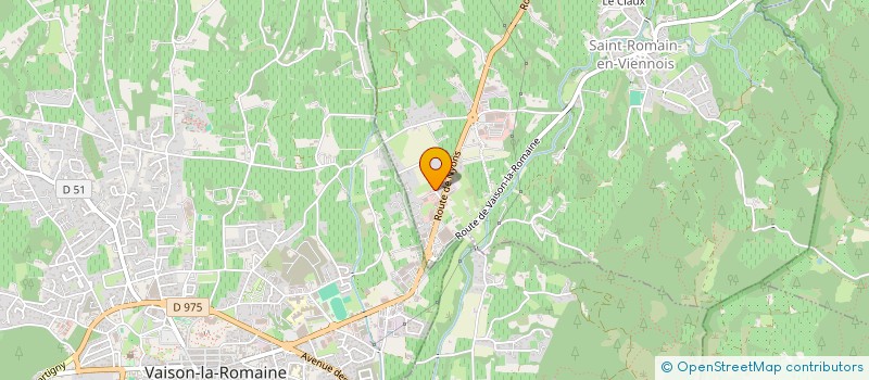 localisation de l'entreprise MADAME LAURENCE DUMAS  SAINT-ROMAIN-EN-VIENNOIS