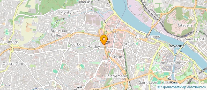 localisation de l'entreprise MADAME LAURENCE DUMAS  ANGLET