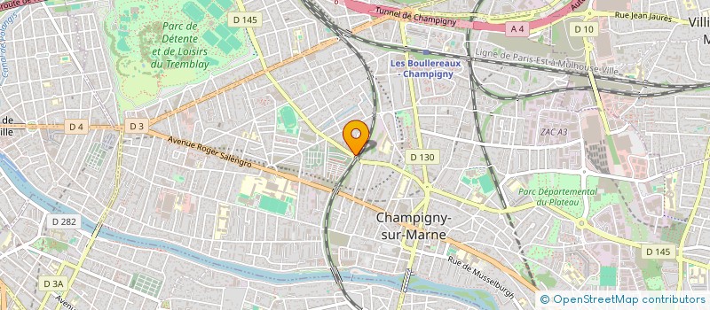 localisation de l'entreprise MADAME LAURENCE DUMESNIL à CHAMPIGNY-SUR-MARNE
