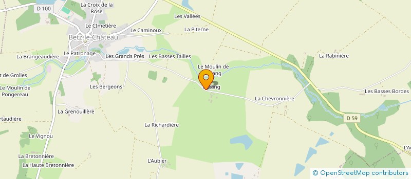 localisation de l'entreprise MADAME LAURENCE DUPONT  BETZ-LE-CHATEAU