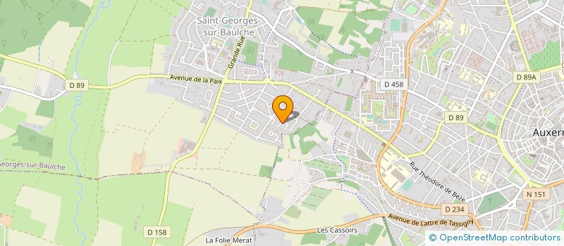 localisation de l'entreprise MADAME LAURENCE DUPRE  SAINT-GEORGES-SUR-BAULCHE
