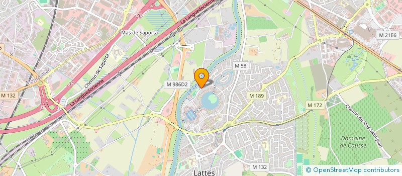 localisation de l'entreprise MADAME LAURENCE DURAND à LATTES