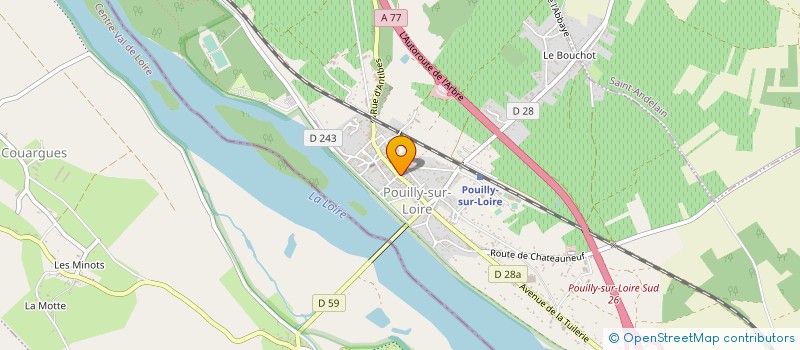 localisation de l'entreprise MADAME LAURENCE DURAND-NICARD  POUILLY-SUR-LOIRE