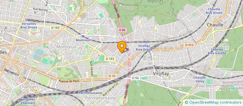 localisation de l'entreprise MADAME LAURENCE DUTILLET à VERSAILLES