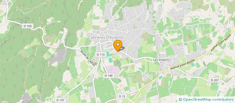 localisation de l'entreprise MADAME LAURENCE DUVAL à CABRIERES-D'AVIGNON