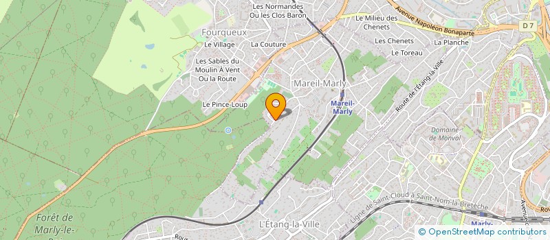 localisation de l'entreprise MADAME LAURENCE ELIGOULACHVILI  MAREIL-MARLY