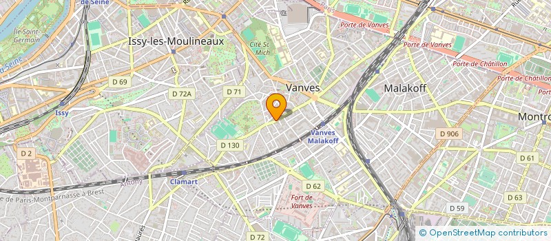 localisation de l'entreprise MADAME LAURENCE EMERY  VANVES